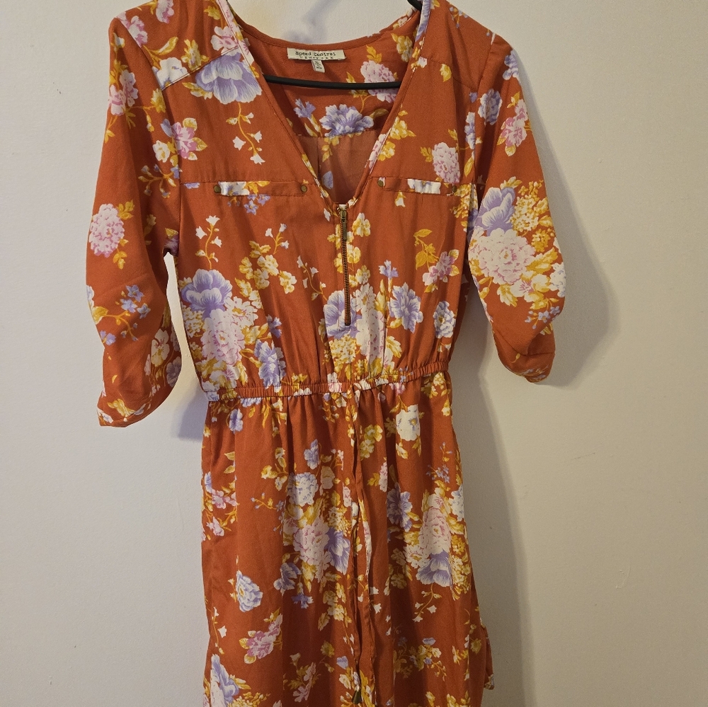 Floral Print Women's Dress